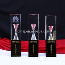 Hecho en China nuevo premio de calidad superior trofeo de cristal de diseño personalizado